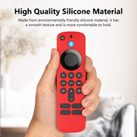 Coque de protection en silicone pour télécommande compatible avec Fire TV Stick HD/4K (modèle le plus récent) 2025