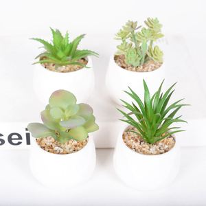 New DIY <strong>Small</strong> <strong>Potted</strong> <strong>Plants</strong> <strong>Indoor</strong> Decoration Artificial Succulent <strong>Plants</strong> - Product Image 6