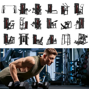 Commercial <b>Gyms</b> Complete Strength Training Machines Package Old School Style FItness <b>Equipment</b> <b>Gym</b> Strength <b>Equipment</b> Full Set - Product Image 6