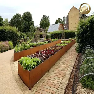 Corten Steel Simple Design Outdoor Landscape Garden Edging