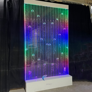 Panel de pared de agua acrílico personalizado de nuevo diseño, pared de burbujas utilizada para dividir espacios en salas de banquetes - Product Image 2