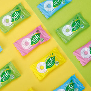Love Mint Comprimés de <span class=keywords><strong>chewing</strong></span>-<span class=keywords><strong>gum</strong></span> sans sucre 0 Saccharose 0 Graisse Arrêter de fumer Artefact avec Cercle Saveur de fruits Snack Emballé dans un sac - Product Image 1