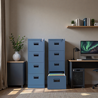 Classeur vertical en acier au design moderne classeur A4/FC nouveaux meubles de bureau stockage bureau cuisine école gymnase atelier