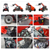 Chargeur télescopique AOLITE TH2506 5,5 tonnes, mini-chargeur télescopique, chargeur sur roues 4x4 pour les exploitations agricoles, directement de l'usine