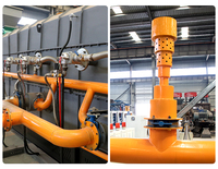 Chaîne de production de machines de fabrication de biochar à partir de copeaux de bois, machine de fabrication de charbon de bois, four de carbonisation continue à partir de sciure de bois