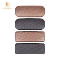 Étui à lunettes texturé - Étui rigide en cuir PU pour lunettes - Boîte de rangement portable pour lunettes - Étui à lunettes pour hommes et femmes