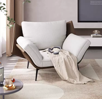 Fauteuil individuel, canapé de salon minimaliste italien, design moderne pour la maison et le balcon