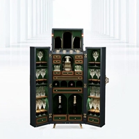 Solution de rangement de bar contemporaine, élégante et peu encombrante pour les bars résidentiels de luxe et les zones de divertissement, armoire à vin