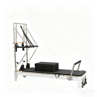 Offre Spéciale : Reformer Pilates en Alliage d'Aluminium Blanc avec Tour, Réglage Ergonomique, Système de Poulies Silencieux pour Tous Niveaux de Condition Physique