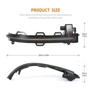 Autodragons - Luz LED Dinámica de Señal de Giro, Lámpara Lateral, Intermitente Secuencial para X3 F25 X4 F26 X5 F15 X6 F16 - Product Image 3
