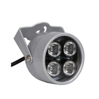850nm IR LED Illuminateur 4 pièces Array LED Extérieur Étanche IR Éclairage 40M pour CCTV Caméras CCTV Accessoire