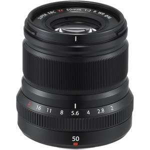 Objectif Fujifilm XF50mmF2 R WR - APS-C - Autofocus - Longueur focale équivalente de 76 mm - Noir - Product Image 1