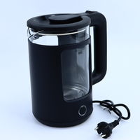 Bouilloire électrique en verre de 1,5 litre 1500 W 220 V avec théière pour chauffe-eau, appareils électroménagers de cuisine