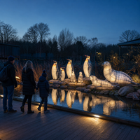Lanterne d'animaux personnalisée pour les zoos et les parcs de faune sauvage