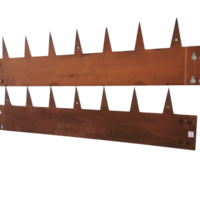 Bordure de jardin en métal 8 pièces, meilleur bordure de pelouse en acier corten, bordure de jardin en bronze noir, chemins de jardin, parterres de fleurs
