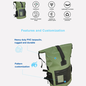 Mejor nuevo ligero grande 40l 45l 50l 60l adulto personalizado pequeño senderismo al aire libre viaje impermeable mochila seca para paddle surf - Product Image 4