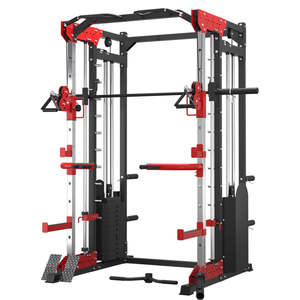 Attrezzatura da Allenamento Integrata Smith Machine Set Combinato Multifunzione per Home Fitness Squat Panca Piana Gantry Frame Pectoral Machine - Product Image 1