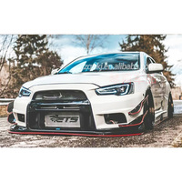 Kit carrosserie pour Mitsubishi Lancer, pare-chocs avant et arrière, jupes latérales, spoiler, diffuseur arrière, kit d'apparence air knife