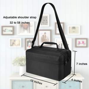 Échantillon gratuit Vente en gros Étui de rangement pour appareil photo en PU imprimé en 3D Étui de voyage pour imprimante photo imperméable et antichoc uniquement - Product Image 2