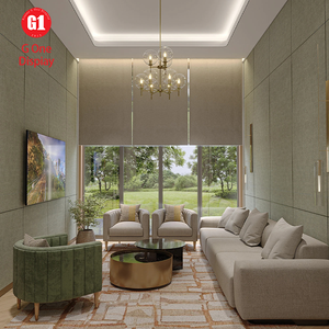 Diseño de Muebles de Lujo para Vestíbulo de Hotel, Soportes de Exhibición LED Metálicos Personalizados, Renovación Moderna del Área de Recepción, Exhibición de Obras de Arte de Alta Gama - Product Image 2