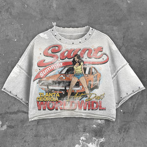 <span class=keywords><strong>T</strong></span>-<span class=keywords><strong>Shirt</strong></span> da uomo con strass <span class=keywords><strong>Vintage</strong></span> in cotone 100% con strass personalizzato stile <span class=keywords><strong>t</strong></span>-<span class=keywords><strong>Shirt</strong></span> da uomo - Product Image 1