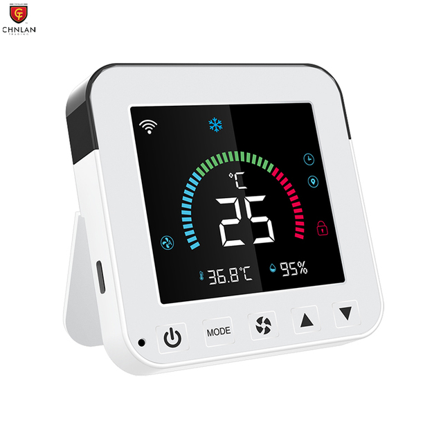 WiFi Temperature Humidity IR Thermostat AC Controller Universal Type Touch Screen USB Power for Mini Split Smart Home