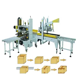 Papel pacote caixa embalagem máquina embalagem caixas fazer máquina máquina selagem caixa embalagem aferidor cartoning