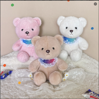 Peluche Ours Kawaii en Gros, Ours en Peluche à Nœud Papillon Couleurs Variées Styles Mixtes, Logo Personnalisé OEM pour Distributeur de Jouets