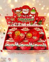 Jouet Squishy en forme de boulette de maltose de Noël, à remontée lente, anti-stress, jouet à presser