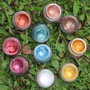 OCHAIN – maquillage végétalien, paillettes, ombre à paupières, lueur OEM, crème, gelée humide, surligneur coloré, Pigment, scintillant, crème pour les yeux, ombre à paupières - Product Image 3