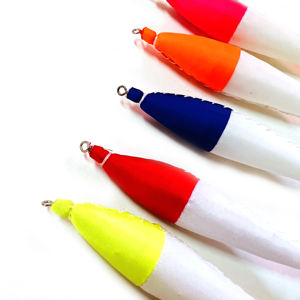 Tessuto pesca gamberi rivestiti Multi colore luminoso calamaro amo esche esche da pesca calamaro fluorescente calamaro con amo da pesca - Product Image 4