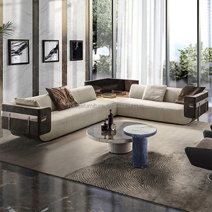 <span class=keywords><strong>Mobili</strong></span> da <span class=keywords><strong>soggiorno</strong></span> in stile moderno divano a 3 posti divano a forma di L in tessuto <span class=keywords><strong>grigio</strong></span> appartamento dell'hotel divano ad angolo di grandi dimensioni - Product Image 2