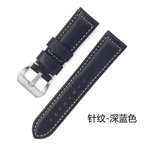 Correa de <span class=keywords><strong>reloj</strong></span> de correa de cuero de vaca de lujo hecha a mano para hombres y mujeres 26mm 24mm 22mm 20mm <span class=keywords><strong>pulsera</strong></span> ajustable - Product Image 5