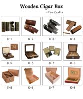 OEM & ODM Boîte cadeau bon marché pour cave à cigares peinture en bois avec rainures à l'intérieur boîte à cigares personnalisée de luxe en bois de cèdre naturel