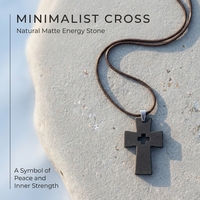 Pendentifs quantiques puissants à ions négatifs avec pierre, technologie japonaise, énergie bio quantique puissante, pendentif croix scientifique scalaire