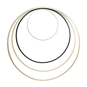 Cadre <span class=keywords><strong>photo</strong></span> en alliage d'aluminium, boîte ronde, fil métallique décoratif, <span class=keywords><strong>profil</strong></span> noir, or rose, argent - Product Image 3