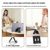 Support de téléphone portable pliable en PP, support de tablette portable simple pour iPhone 17 16 15 14, disponible en gros