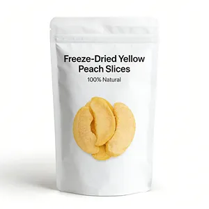 Fette di Pesca Gialla Liofilizzata 100% Pura |   Senza zuccheri aggiunti e conservanti |   Chips di Frutta Naturale Croccanti per Snack Salutari - Product Image 6