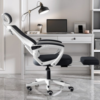 Chaise de bureau ergonomique moderne de qualité supérieure à dossier haut en maille avec accoudoirs et roulettes pour la maison et le bureau – Vente en gros