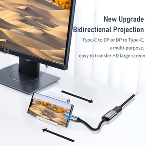 8K çift yönlü tip-<span class=keywords><strong>c</strong></span> <span class=keywords><strong>DP</strong></span> 1.4 adaptörü 60Hz 4K/120Hz USB <span class=keywords><strong>C</strong></span> <span class=keywords><strong>Mini</strong></span> <span class=keywords><strong>DP</strong></span> dönüştürü<span class=keywords><strong>c</strong></span>ü PVC ceket örgü bilgisayar için stok - Product Image 5