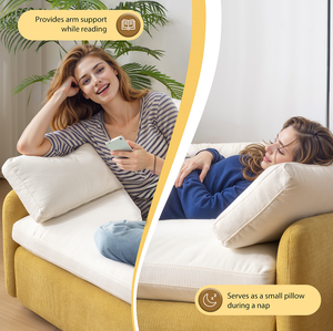 50*43" Oversized Chenille Modern <b>Sofa</b> Chair Wide Deep Seat Accent Chair for Living Room & Hotel Use - Product Image 5