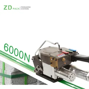 Tension efficace élevée 6000N outils de cerclage pneumatiques Machine outil à main manuel Machine à Air d'emballage pour cerclage PET 32mm