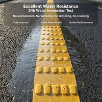 Peinture routière thermoplastique en poudre 30 % pré-mélangée JT T280 2022, séchage rapide, brillante, pour marquage routier réfléchissant en relief