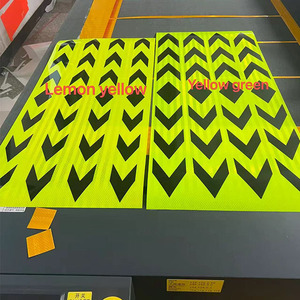 Khả năng hiển thị cao xe tải an toàn phản xạ Sticker FLUO phản ánh Tấm kim cương lớp phản chiếu Sticker băng phản chiếu cho xe - Product Image 6