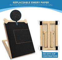 Planche à gratter en bois poli pour ongles de chien, mini-planche à gratter en bambou naturel pour animaux de compagnie, chiens et chats