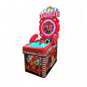 Machine de jeu d'arcade Thunder Boxing Champion à monnayeur, lumières clignotantes, interface en anglais, prise universelle, pour salles de jeux, garantie 1 an - Product Image 1