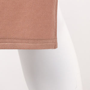 e moda oem vestido de falda de algodón de las mujeres sexy V-cuello tejido ropa de moda casual oem vestido de mujer - Product Image 6