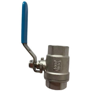 Yüksek sıcaklık paslanmaz çelik 304 316 V profil basın 3-PC ücretsiz akış manuel küresel vana su vanası - Product Image 4