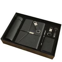 Ensemble cadeau de carnet de notes en cuir PU de luxe personnalisé EEGO avec stylo et clé USB, coffret cadeau pour la rentrée scolaire