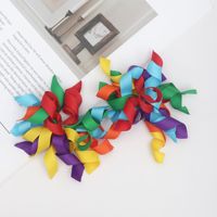 Ruban en tissu ondulé multicolore pour décorations de Noël DIY, bouteilles de vin, accessoires pour animaux de compagnie et emballages transfrontaliers